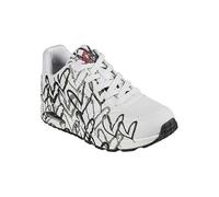 Skechers Printed Uno-Spread The Love Trainers White/black