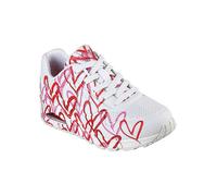 Skechers Printed Uno-Spread The Love Trainers White/red