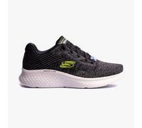 Skechers Men's Skech-Lite Pro Faregrove Sneaker, Black Circular Knit/Synthetic/Lime Trim, 9 UK