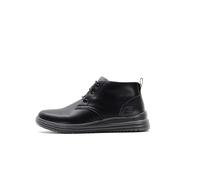 Skechers Men's 204670 BLK Sneaker, Black Leather, 9.5 UK