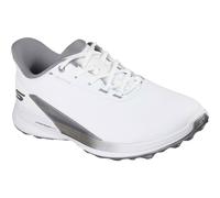 Skechers Men's Slip-ins Golf Waterproof: Pure SI Golf Shoes in White, Size 9 | Synthetic/Textile/Metal, Arch Fit , Hyper Burst
