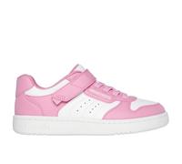 Skechers Q Street Kids Trainers Pink/White 1 UK Child