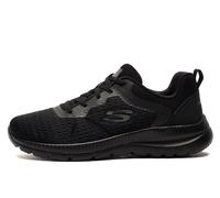Skechers Women's Bountiful Quick Path Trainers, Black Engineered Mesh / Duraleather / Trim, 6 UK