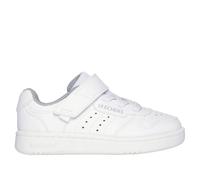Skechers Quick Street Sneaker in White, Size 6 | Synthetic, Machine Washable