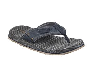 Skechers Quill Textile Mens Navy Flip Flops - Size UK 7