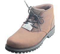 Skechers Men's Slip-ins Relaxed Fit: Quintero - Damien Boots in Dark Brown, Size 9 | Leather/Synthetic