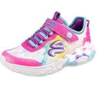 Skechers Rainbow Racer PKMT Pink Kids girls trainers 302300L in a Plain Man-made in Size 32
