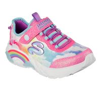 Skechers Rainbow Racers Girls Trainers Sneaker 302300L Kid Pink/Multi