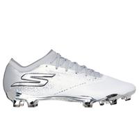 Skechers Razor 1.5 Elite FG Shoes in White/Silver, Size 6.5 | Synthetic/Textile, Hyper Burst