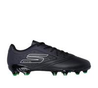 Skechers Razor 1.5 Jr Td FG Sneaker in Black/Silver, Size 10.5 | Textile/Synthetic