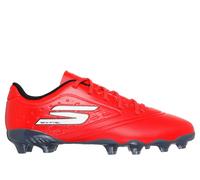 Skechers Razor 1.5 Jr Youth FG Sneaker in Red/Black, Size 13.5 | Synthetic/Textile