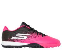Skechers Razor 1.5 Jr Youth TF Sneaker in Black/Pink, Size 13 | Synthetic/Textile