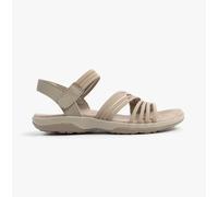 Skechers Reggae Coffee TPE Taupe Womens Walking Sandals 163573 in a Plain Textile in Size 7