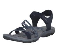 Skechers Reggae Slim Meadow G Womens Flat Sandals Navy 7 UK