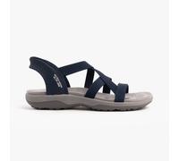 Skechers REGGAE SLIM - STRETCH FLEX Womens Sandals Navy/Grey/Pink - UK 6 - Navy