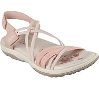SKECHERS Womens Reggae Slim Takes Two Sandals Coral 4