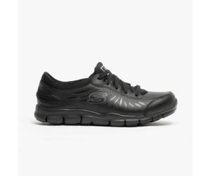 Skechers Relaxed Fit - Eldred Sr Ladies Leather Anti-Slip Shoes Black