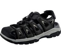 Skechers Tresmen Outseen GRY Grey Mens Closed Toe Sandals 204111 in a Plain Man-made in Size 7