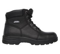 Skechers Relaxed Fit-Workshire Steel Toe Boot For Men in Black, 6.5-15