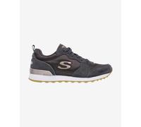Skechers Women's Og 85 Gold'n Gurl Trainers, Grey Charcoal Suede Nylon Mesh Rose Gold Trim Ccl, 6.5 UK