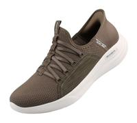 (Green, 5 (Adults')) Skechers Relaxed Fit Sport - Ballet Chic Textile Women's Olive Trainers