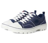 Skechers ROADIES TRUE ROOTS, Women's Low-Top Trainers, Blue (Navy Canvas/White Leather Trim Nvy), 8 UK (41 EU)