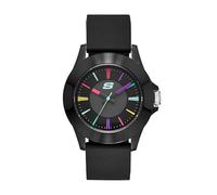 Skechers Rosecrans Women's Multicolour Accent Black Silicone Strap Watch