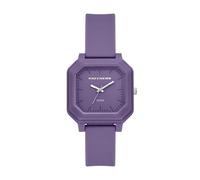 Skechers Rosencrans Square Three-Hand Purple Silicone Watch (Model: SR6380)