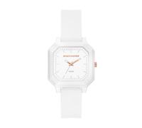 Skechers Rosencrans Square Three-Hand White Silicone Watch (Model: SR6376)