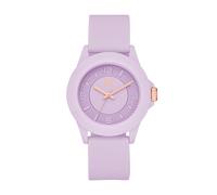 Skechers Rosencrans Women's All Purple Silicone Strap Watch