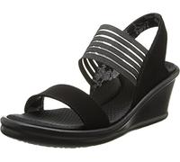 Skechers Cali Women's Rumblers-Sci-Fi Wedge Sandal Black 8.5 M US