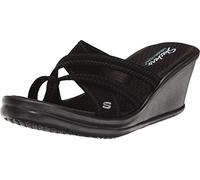 Skechers Rumblers Young At Heart, Women's Heels Sandals, Black , 7.5 B(M) UK