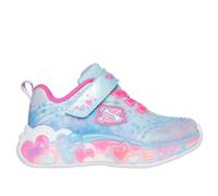 Skechers S-Lights: Eternal Heart Lights Sneaker in Light Blue, Size 9 | Textile/Synthetic