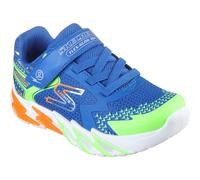 Skechers Unisex Kids Boys Trainers, Royal Synthetic Textile Lime Orange and, 2 UK