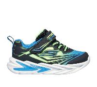 Skechers Kids Gore and Strap Light Up Trainers C7 (24) Black
