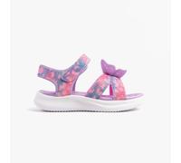 Skechers Girls Jumpsters Sandal - Butterfly Brights Sandals in Lavender, Size 1.5 | Synthetic