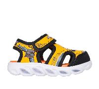 Skechers S-Lights: Hypno-Flash - Hydro-Fun Sandals in Yellow/Black, Size 4 | Synthetic