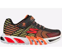 Skechers S Lights | Slip On Shoes | Black / Orange / Red | UK Size 5