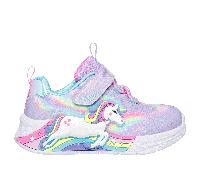 Skechers Unicorn Chaser LVMT Violet blue Kids girls trainers 302298N in a Plain Man-made in Size 26