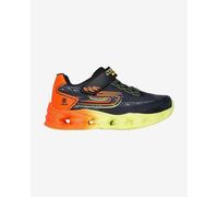 Skechers S-Lights Vortex 2.0 Quantroid black orange shoes boys - 33.5