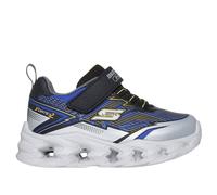 Skechers S-Lights: Vortex 2.0 -Veltrox Sneaker in Silver/Black, Size 9 | Synthetic/Textile