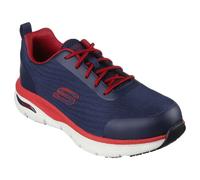 Skechers Arch Fit SR Ringstap Navy/Red Trainer Shoes for Men - Size 7