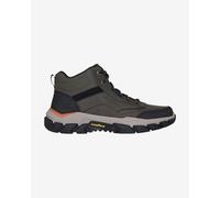 Skechers Men's Santoro Hopkins Hiking Boot, Olive Leather/Synthetic/Mesh, 10 UK
