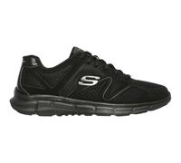 Skechers Men's Low-Top Sneakers Satisfaction 58350-bbk Black 9.5 UK (44 EU)