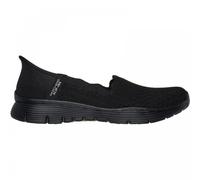 Skechers Women's Seager Believe IT Sneaker, Black, 8 UK