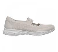Skechers Seager Cute N' Coy Textile Women's Natural Trainers - UK 4 / EU 37 / US 7