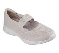 Skechers Seager Cute N' Coy Textile WoMens Natural Trainers - Size UK 5