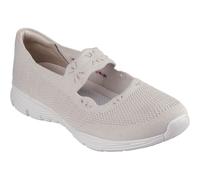 Skechers Seager Cute N' Coy Textile Women's Natural Trainers - UK 4 / EU 37 / US 7