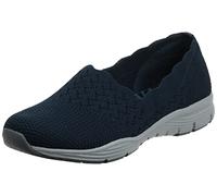 Skechers womens Seager - Stat Loafer Navy 6.5 US
