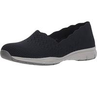 Skechers SEAGER - STAT, Women's Slip On Trainers, Blue (Navy Flat Knit Nvy), 6 UK (39 EU)